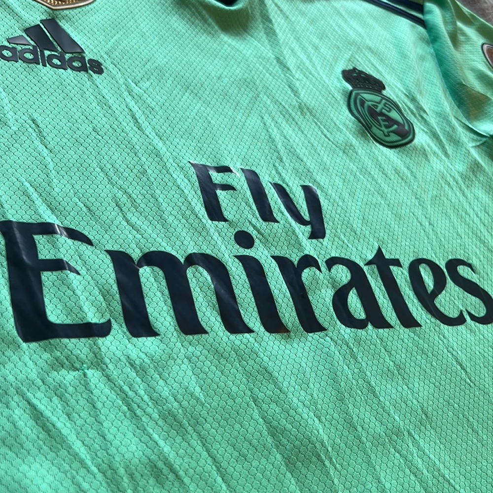 Real Madrid #5 Raphael Varane 2018-19 Adidas UEFA Champions League Away Jersey - Picture 5 of 9